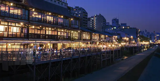 鸭川纳凉床
